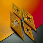 Mid Century Modern Vintage Style Diamond Starburst Fridge Magnets Mcm D  cor 60s