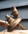 Antique Lamp Light  Cluster 3 Sockets Ge Sockets Hanging 