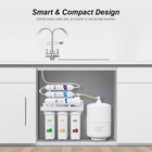 6 Stage 100 Gpd Alkaline Reverse Osmosis Undersink Water Filter System Purifier