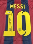 Lionel Messi Signed Fc Barcelona Home Jersey Coa Beckett