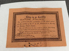 September 1  1909 Hurley South Dakota Grand Army Of The Republic Document