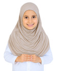 Prien Girls Ready To Wear Hijab Kids Muslim Instant One Piece Viscose Scarf