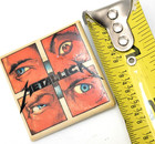 Metallica - Eye Of The Beholder Genuine Button On Pin 1 5  By 1 5  -  rare 