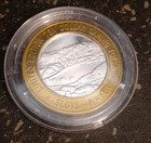 2005 Las Vegas  999 Fine Silver Limited Edition   10 Gaming Token
