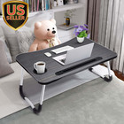 Laptop Desk Foldable Bed Table Folding Breakfast Tray Portable Lap Standing Desk