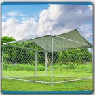 Large Outdoor Dog Kennel Heavy Duty Metal Dog Cage Playpen 10x10 Ft 6 56x6 56ft
