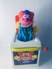 Mattel Jack In The Box Clown 1987 Music Pop Goes Weasel Works Vintage