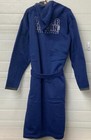The Office Dunder Mifflin Paper Blue Hooded Pockets Bath Robe Large   Xl
