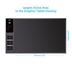 Huion Wh1409 Large Size Wireless Graphics Drawing Tablet Certified Refurbished