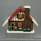 Miniature Wooden Dollhouse For Dollhouse Hand Painted Tiny House Furniture Vtg