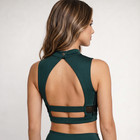 Jo jax Dancewear Victory Crop Top In Jungle And Black Size X-small Adult 0-2 Nwt