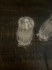 Vtg Mikasa Icicle Lead Crystal Glass Salt   Pepper Shakers  Set Of 2