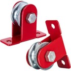 Cable Pulley 32mm Wheel Wall Mount With Bearings  2pack