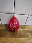 Vintage Painted Glass Santa Claus Or Elf Christmas Tree Ornament Spun Blown 4 