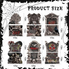6pcs 30  Large Halloween Tombstone Yard Signs  Outdoor Gravestone Decor For Grav