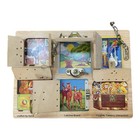 Latches Board Vintage Melissa And Doug Wooden Puzzle Hand Crafted