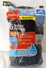 Hanes  6 Pack   Men s Tagless Boxer Briefs Large 36-38    Blue Gray Black New