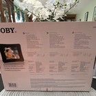 Coby 8    Digital Photo Frame With Multimedia Playback   Black Corded Version