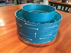 Mid Century Modern Lamp Shade   3 Tier Fiberglass  72 0
