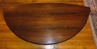 Danish Rosewood Half Moon Coffee Table By Cfc Silkeborg Of Denmark