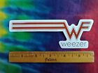 Weezer Red Logo 6 X 2 Inch Sticker
