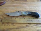Olivetto Fixed Blade Custom Made Knife With Sheath Horn Scales