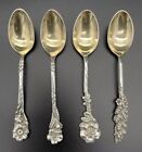 Set Of 8 Reed   Barton Harlequin Sterling Silver Demitasse Spoons No Monograms