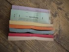                                    Lot Of Vintage Tickets One Color For Each Day