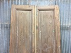 Antique French Double Doors  37x91  Raised Panel Doors  European Doors A489