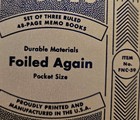 Field Notes Foiled Again  Pack  3 Pack  Fnc - 59  