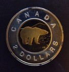 Canada 1997 Proof  2 Dollars Toonie Uncirculated Canadian Coin Two Dollars
