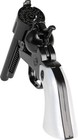 Gonher Cap Gun Black With White Grips 12-shot Cap Gun Made In Spain