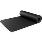 Extra Thick 10mm Exercise Yoga Pilates Mat Gym Fitness Nbr 72 x 24  W  Bag Strap