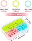  380 Pieces Colorful Knitting Stitch Markers Rings  Stitch 3 Colors 380pcs