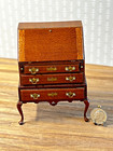 Dollhouse Miniature Artist Edward Norton Queen Anne Slant Top Desk 1 12