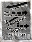 The White Stripes  The Greenhornes   John Wilkes Flyer  sept 5  2001-2nd Story 