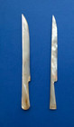 Mother Of Pearl Paper Knives  Antique Victorian Artisan Tool Duo