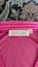 Vintage Jc Penny Collectibles Pink Embroidery Button Up Nightgown L Made In Usa