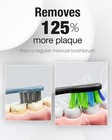 7am2m Sonic Electric Toothbrush For Adults  Dark Black