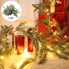 Pre Lit Christmas Garland With Lights Pine Cones Garland Wreath Christmas Decor