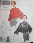 Vogue Uncut Pattern V2934 Misses All Sizes 1950s Short Jacket Dolman Sleeves
