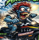 Arctic Cat Thundercat Monster Vinyl Sticker 9x9cm 01 36