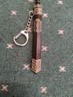 Gladiolus Sword Letter Opener Keychain Mini Unique Design Useful Black Sheath 
