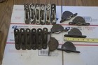 Lot Of 18  Vintage Window Sash Weight Pulleys Roller Rustic Cast Reclaimed