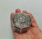 Antique  Silver Betal Box South East Asian Antiques Thai Burmese