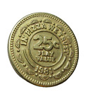 1981 Chuck E  Cheese Pizza Time Theatre Coin Arcade Rare Game Token Solid Brass