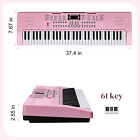61key Electronic Keyboard Piano Portable Digital Organ Lighted Key Headphone