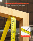 25ft Tape Measure     Dual Scale Retractable Ruler Abs Case For Diy   Outdoor Use