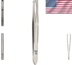 Slant Tweezer Crafted From Stainless Steel - Strong Grip For Easy Use