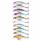 10pcs set Crankbait 6cm 4 3g Minnow Fishing Lure Hooks Tackle Hard Bait Bass